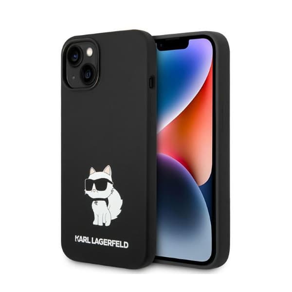 KarlLagerfeldSiliconeNFTChoupette-KoteloiPhone14Plus:lle(musta)