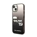 Miniatyrbillede 2 af 2: KarlLagerfeldGradientIkonikKarl&Choupette-EtuitiliPhone14Plus(sort)
