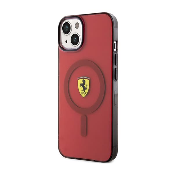 FerrariTranslucentMagSafe-FodraltilliPhone14(röd)