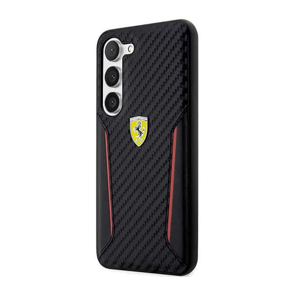 FerrariCarbonContrastEdges-CovertilSamsungGalaxyS23+(sort)