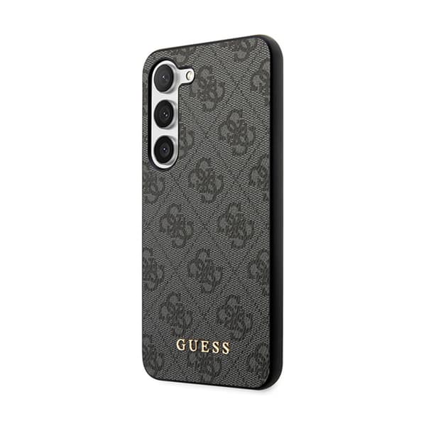 Guess 4G Metal Gold Logo - Fodral till Samsung Galaxy S24+ (svart)