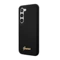 Miniatyrbillede 2 af 2: Guess Silicone Script Metal Logo - Case for Samsung Galaxy S23+ (Black)