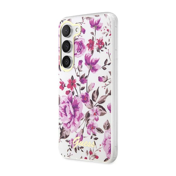 GuessFlowerCollection-EtuitilSamsungGalaxyS23(hvid)