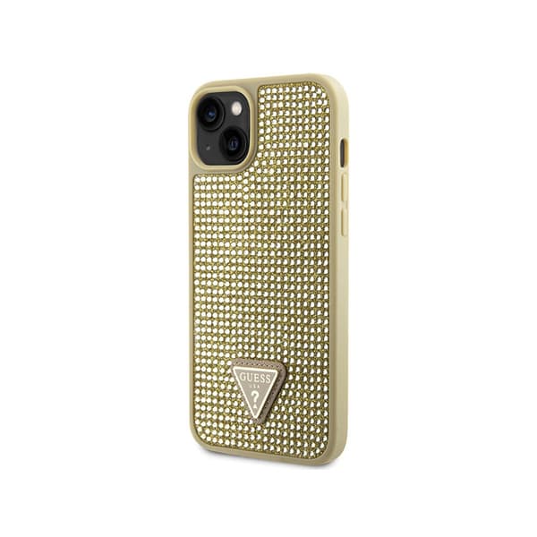 GuessRhinestoneTriangle-FodraltilliPhone14(guld)