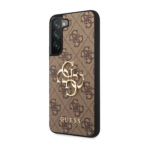 Guess4GBigMetalLogo-SuojakuoriSamsungGalaxyS23:lle(ruskea)