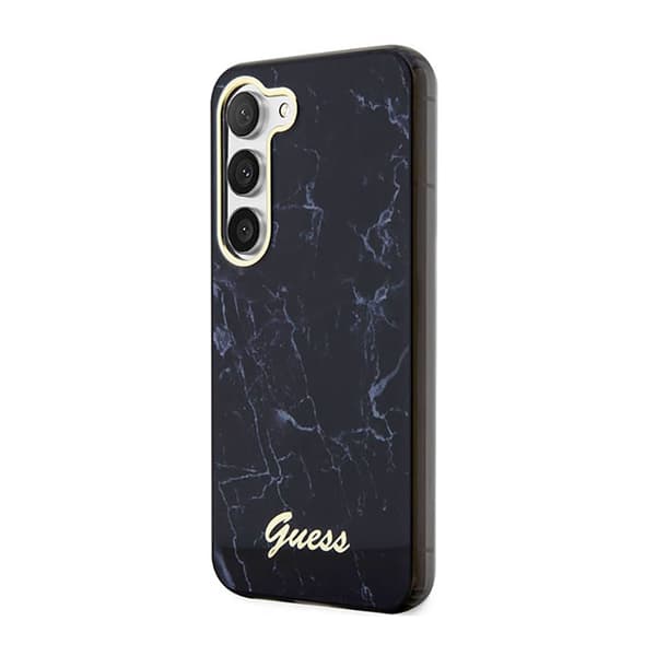 Guess Marble Collection - Cover til Samsung Galaxy S23 (sort)