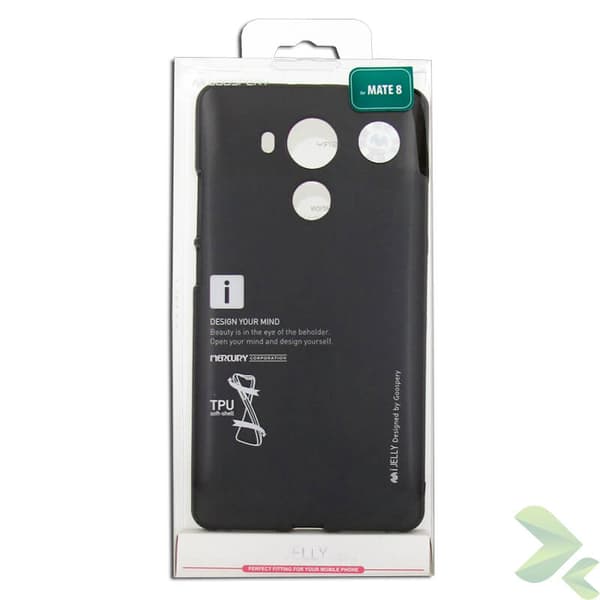 Mercury I-Jelly - Etui til Huawei Mate 8 (sort)