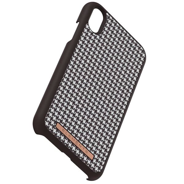 Nordic Elements Saeson Idun - Cover til iPhone XR (mørkebrunt mønster 2)