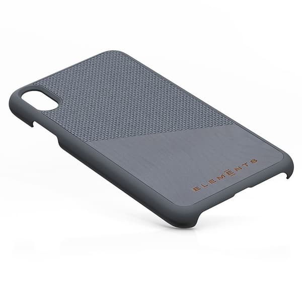 Nordic Elements Original Hel - Cover til iPhone Xs Max med ægte ahorntræ (Mid Grey)