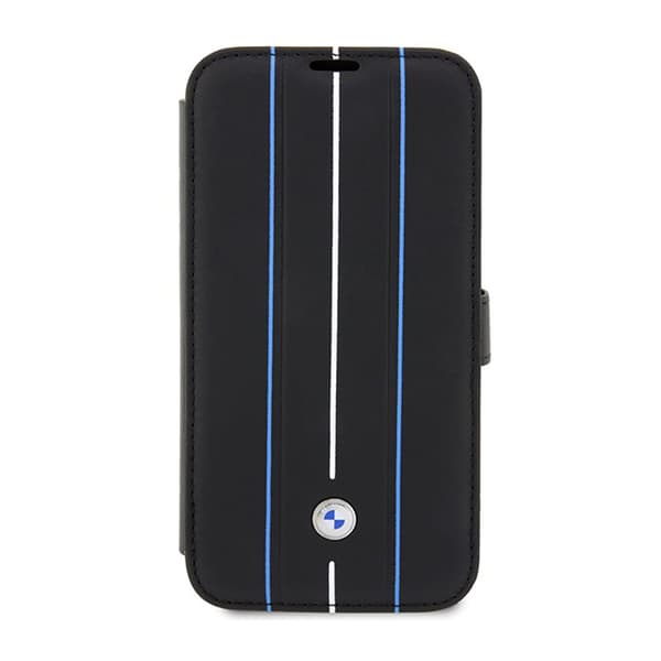 BMWBooktypenahkaleimasinBlueLines-koteloiPhone14Prolle(musta)