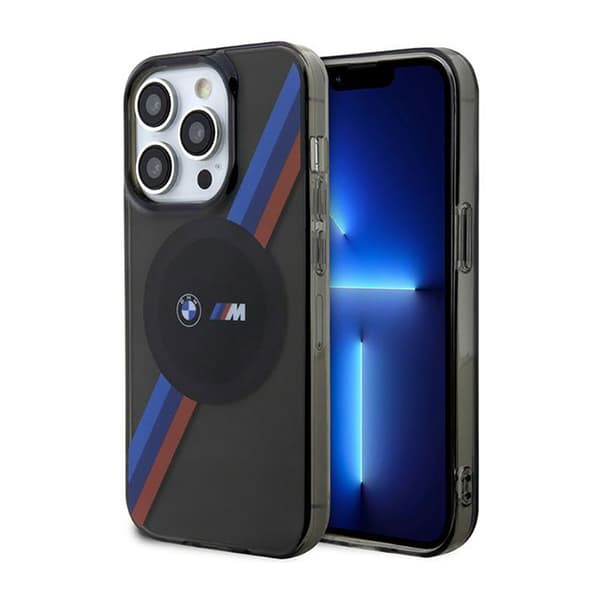BMWTricolorStripesMagSafe-koteloiPhone14ProMaxille(harmaa)