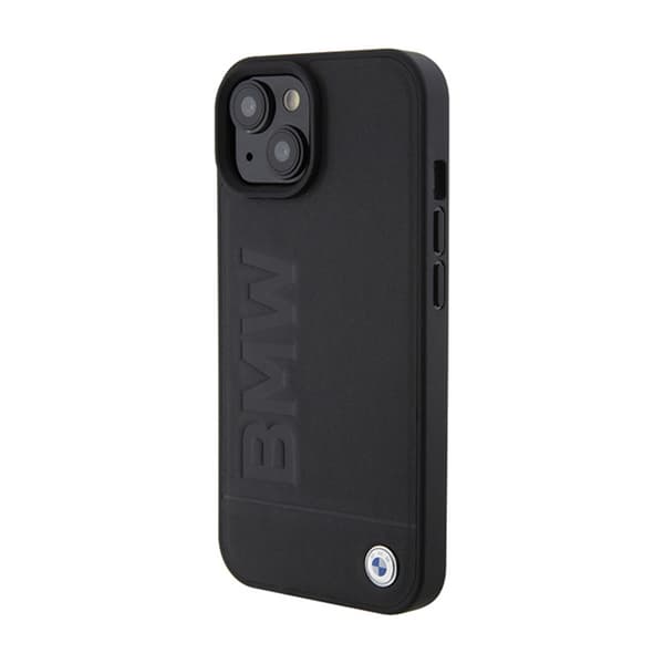 BMWLeatherHotStampMagSafe-KoteloiPhone15Plus:lle(musta)