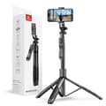 Miniatyrbild 1 av 2: CrongSelfieGoUltra-AluminiumBluetoothselfiestickstativ(svart)
