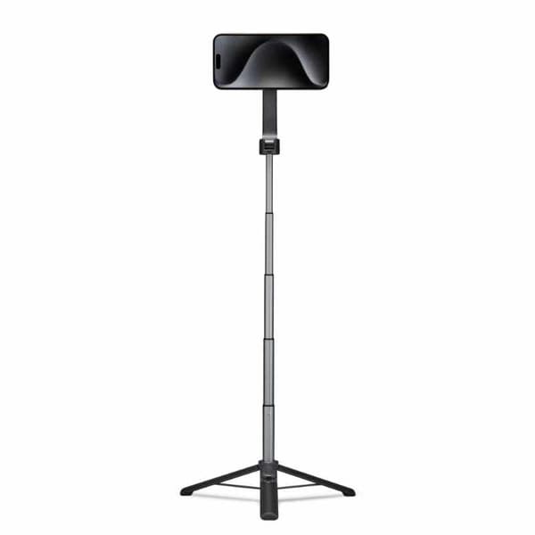 Spigen S570W MagSafe Bluetooth Selfie Stick Tripod - Smartphone stativ / selfie stick holder (sort)