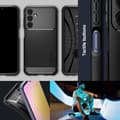 Pikkukuva 2 / 2: Spigen Rugged Armor - Case for Samsung Galaxy A25 5G (Black)