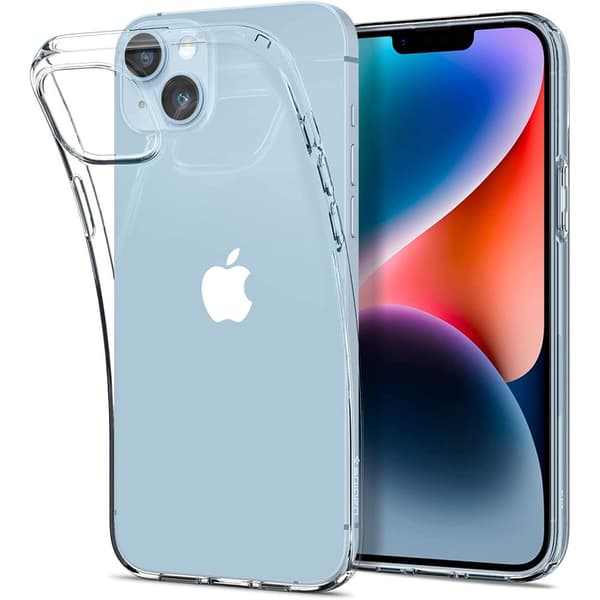 SpigenLiquidCrystal-koteloiPhone14:lle(läpinäkyvä)