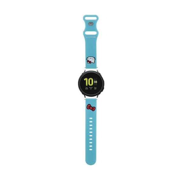 HelloKittySiliconeKittyHead-Universalstrapforsmartwatch20mm(blue)