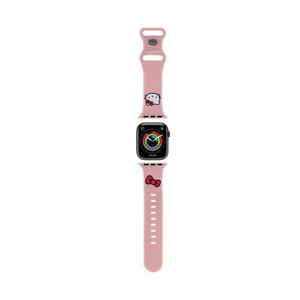 HelloKittySiliconeKittyHead-AppleWatchBand42/44/45/49mm(Pink)
