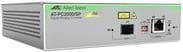 Allied Telesis AT-PC2000/SP - Mediekonverter - GigE - 10Base-T, 100Base-TX, 1000Base-T, 1000Base-X, 100Base-X - SFP (mini-GBIC) / RJ-45 - 850 nm - TAA