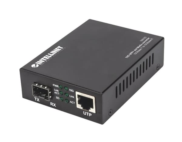 Intellinet - Media Converter - 10 GigE, 5 GigE, 2,5 GigE - 10Base-FL, 1000Base-T, 1000Base-X, 10GBase-T, 10GBase-R, 2,5GBase-T, 5GBase-T, 5GBase-R,-2