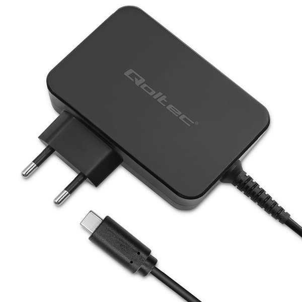 Qoltec PD 120W Turbo Hurtigoplader | 5-28V | 3-4.5A | USB-C | Sort