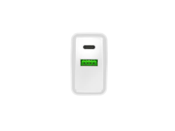 NATEC NETVÆRKSOPLADDER RIBERA USB-A+USB-C 20W PD