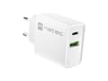 Miniatyrbillede 1 af 6: NATEC NETVÆRKSOPLADDER RIBERA USB-A+USB-C 20W PD