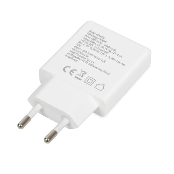 iBox ILUC43W mobiloplader Universal Hvid AC Indendørs