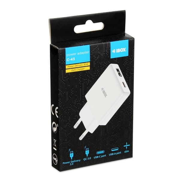 iBox ILUC43W mobiloplader Universal Hvid AC Indendørs