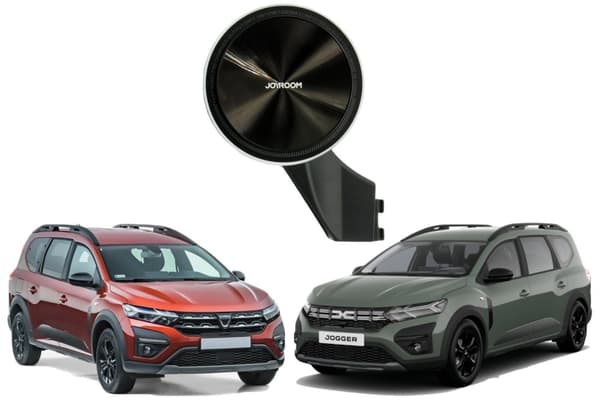 MagSafe magnetisk telefonholder med trådløs opladningsfunktion til DACIA Sandero 3, Logan 3, Jogger
