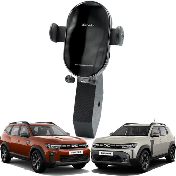 Automatisk telefonholder med trådløs opladning til DACIA DUSTER 3 & DACIA BIGSTER - YouClip