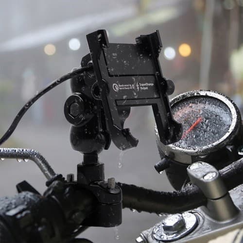 MOTORCYKELTELEFONHÅLLARE FREEDCONN MC10N, QC 3.0