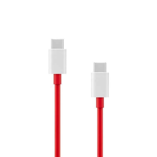 OnePlus SUPERVOOC Opladerporte USB-A og USB-C + USB-C kabel 120 W Hvid