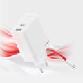 Miniatyrbillede 6 af 6: OnePlus SUPERVOOC Opladerporte USB-A og USB-C + USB-C kabel 120 W Hvid