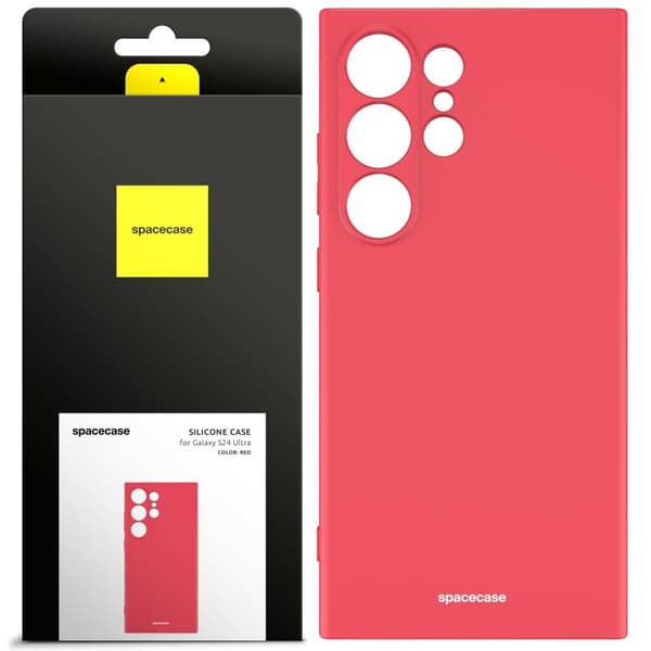SC Silicone Case Galaxy S24 Ultra red