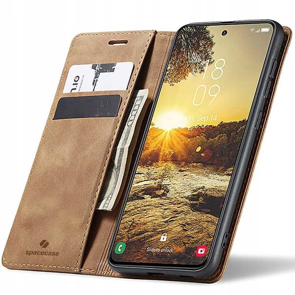 SC Wallet Galaxy S24 light brown