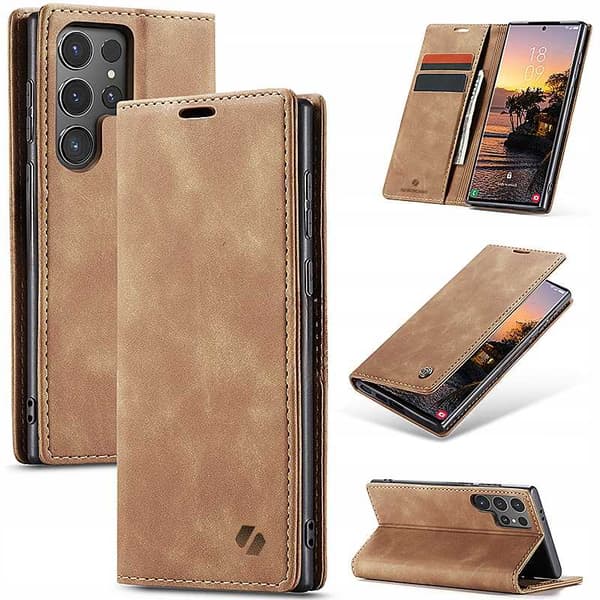 SC Wallet Galaxy S24 Ultra light brown