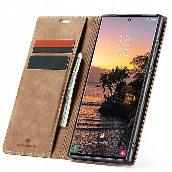 SC Wallet Galaxy S24 Ultra light brown