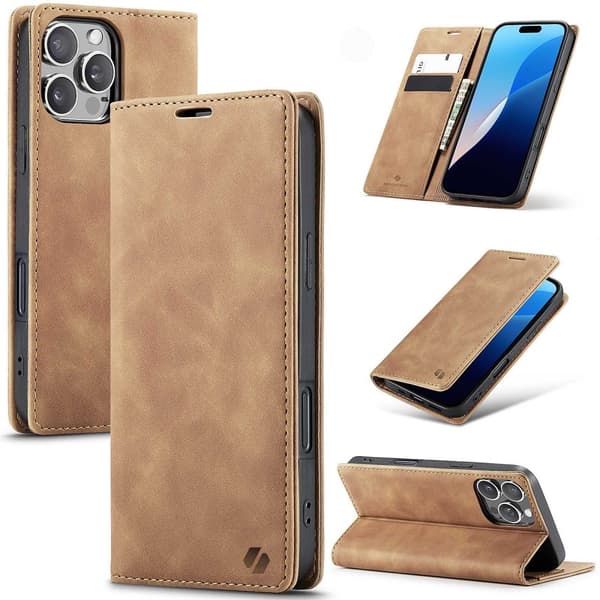 SC Wallet iPhone 16 Pro Max light brown