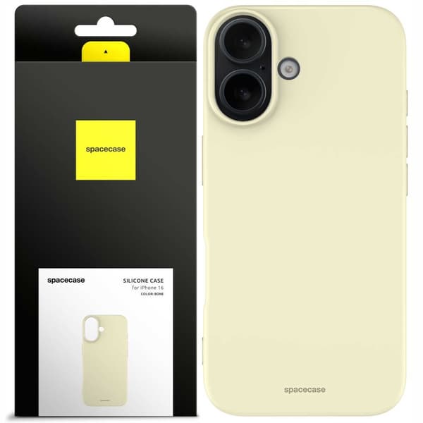 SC Silicone Case iPhone 16 bone