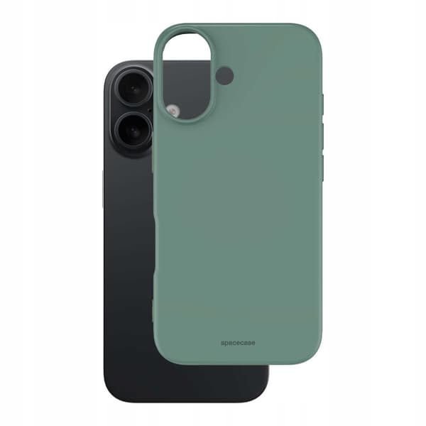 SC Silicone Case iPhone 16 Plus dark green
