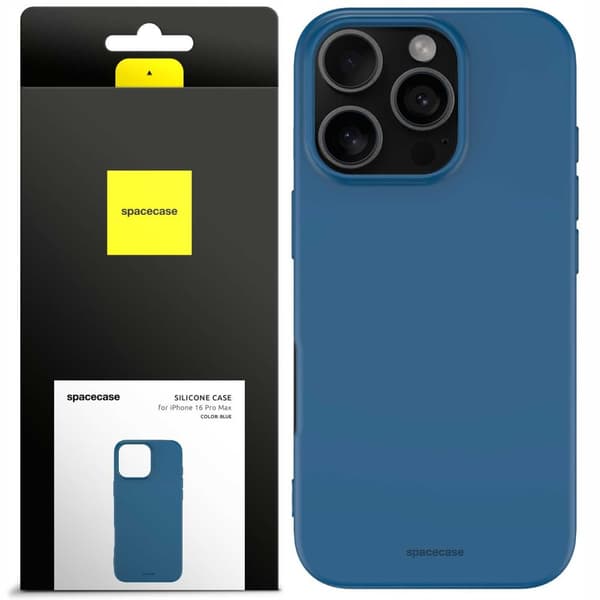 SC Silicone Case iPhone 16 Pro Max blue