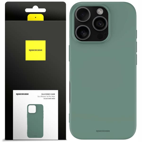 SC Silicone Case iPhone 16 Pro Max dark green