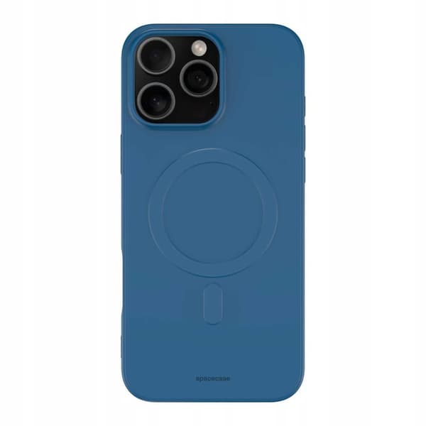 SC Silicone Magnetic Case iPhone 16 Pro Max blue