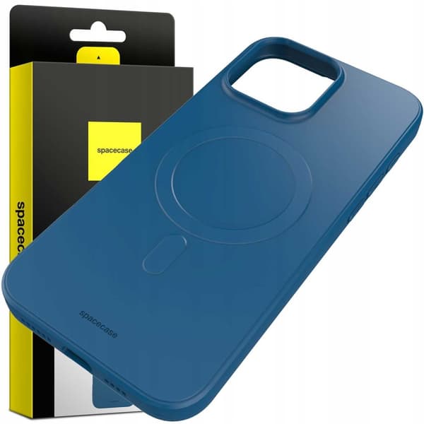 SC Silicone Magnetic Case iPhone 16 Pro Max blue