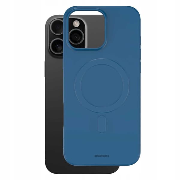 SC Silicone Magnetic Case iPhone 16 Pro Max blue