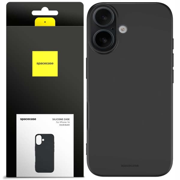 SC Silicone Case iPhone 16 black