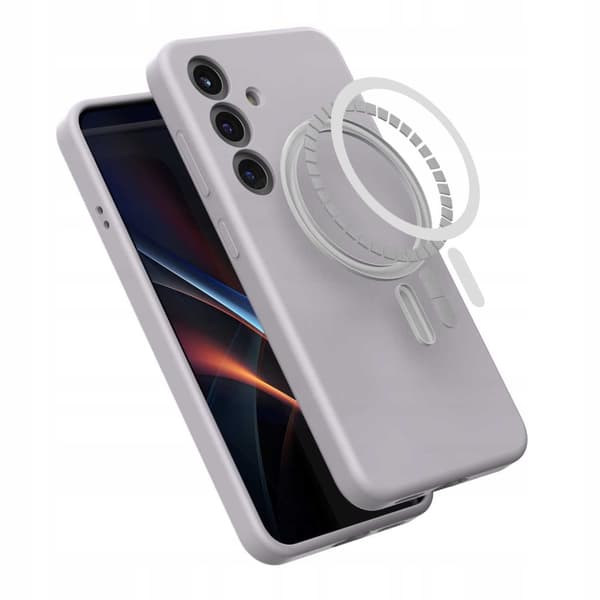 SC Silicone Mag Galaxy S25 light purple