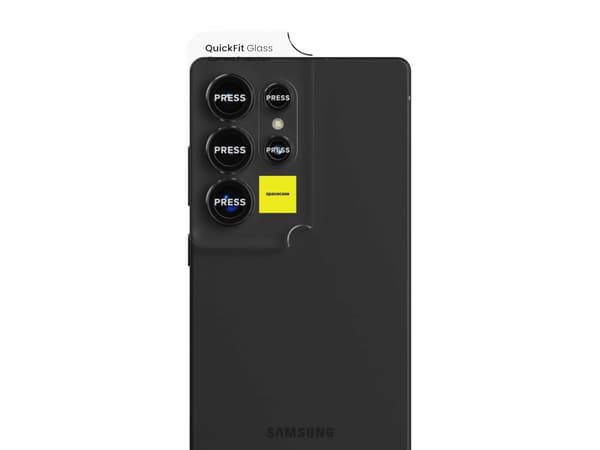 SC QuickFit Camera Glass Galaxy S25 Ultra black