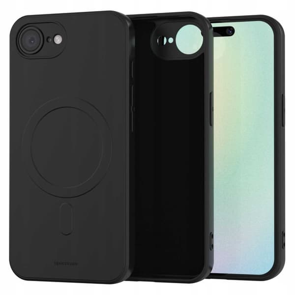 SC Silicone Magnetic iPhone 16E black